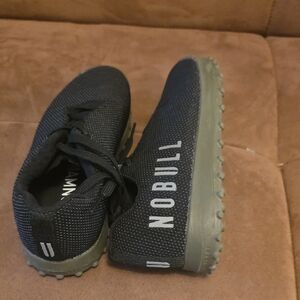 NOBULL Black Knit Training Shoes with Grey Turf Tread Soles